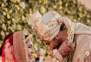 कैटरीना कैफ और विक्की कौशल की शादी के फोटो: खूबसूरत जोड़ी ने जीता दिल