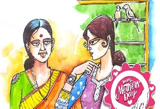 मातृ दिवस पर हिन्दी कविता : मेरा दर्पण है वो, मैं उसकी छवि...