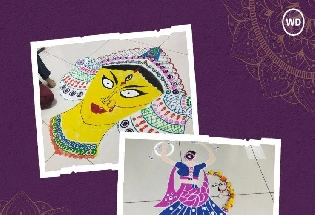 Navratri Rangoli: नवरात्रि पर बनाएं ये 5 सुंदर रंगोली