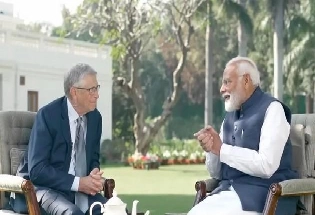 बिल गेट्स से बोले पीएम मोदी, भारत में डिजिटल विभाजन नहीं होने दूंगा
