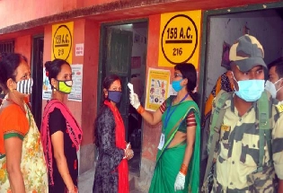 पश्चिम बंगाल विधानसभा चुनाव : 7वें चरण में 36 सीटों पर 75 प्रतिशत से अधिक मतदान