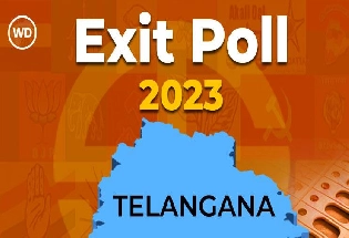 Telangana Exit Poll Result 2023 : तेलंगाना में कांग्रेस की सरकार के आसार