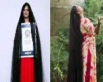 भारतीय महिला ने बनाया लंबे बालों का विश्व रिकॉर्ड